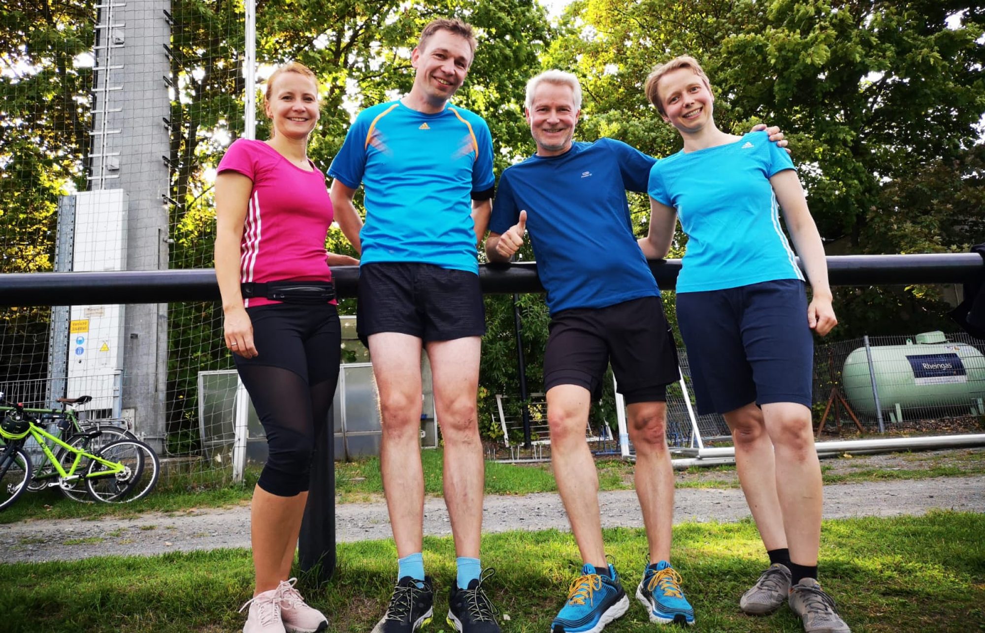 Die Laufgruppe des AC Taucha